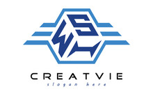 WSI Three Letter Geometrical Wings Logo Design Vector Template. Wordmark Logo | Emblem Logo | Monogram Logo | Initial Letter Logo | Typography Logo | Business Logo | Minimalist Logo |