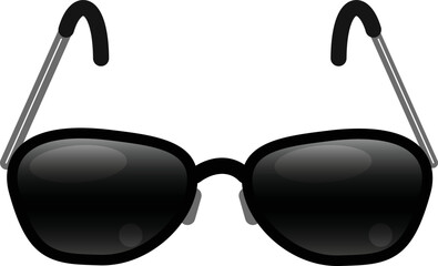 Poster - Hunting sunglasses icon cartoon vector. Hunter equipment