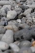 Mineralien Steine am Strand als Hintergrund