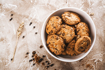 Wall Mural - Pile of homemade cookies