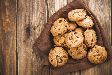 Wall Mural - Pile of homemade cookies