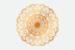 © GFXhouse - Ornamental Geometric  luxury Golden mandala vector design