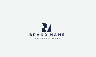 Logo design letter RM . Elegant modern. Vector template.