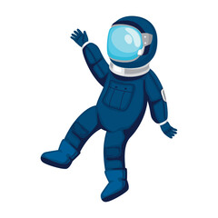 Wall Mural - astronaut spaceman space outer