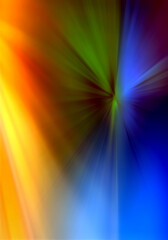 Wall Mural - Abstract background in orange, blue, green and yellow colors