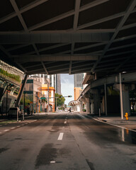 Wall Mural - street downtown miami usa florida life people 