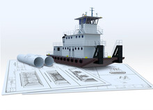 Naval Tugboat, Tugboat Plans, 3d Model