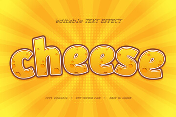 Wall Mural - decorative cheese Font and Alphabet vector