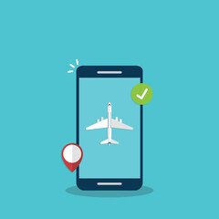 Sticker - Flight booking app