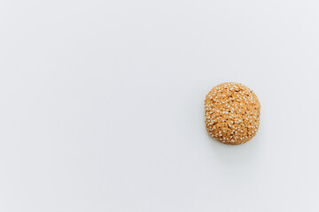 Poster - Oatmeal cookies on a white background