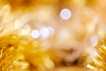 Wall Mural - golden Christmas background for wallpaper