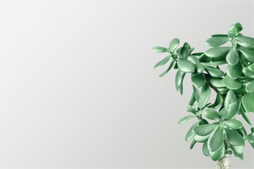 Wall Mural - Elegant green plant background . Floral backround .