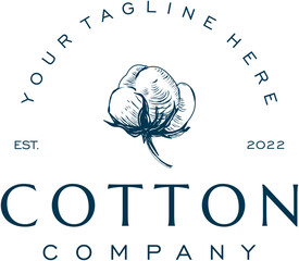 Wall Mural - Cotton company logo