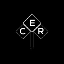 CER Letter Logo Design With White Background In Illustrator, CER Vector Logo Modern Alphabet Font Overlap Style.
