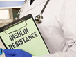 Insulin resistance the words are written on the hormones list