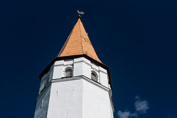 Wall Mural - Nereta Lutheran Church in sunny summer day, Latvia.