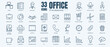 © stockgood - Simple Set of Office, Business and Management Related Vector Line Icons. Contains thin Icons as Manager, Employee, Office supplies and more. Editable Stroke. 48x48 Pixel Perfect