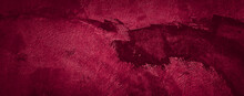 Dark Red Grungy Abstract Concrete Wall Texture Background