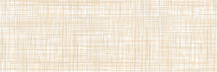 Ecru seamless pattern imitating linen or gauze. Hessian sackcloth woven background. Homespun rough jute burlap fabric. Cotton tablecloth. Worn canvas texture.