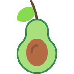 Canvas Print - Avocado Icon