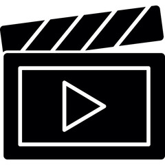 Sticker - Clapperboard Icon