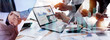 © David - Business strategy Digital marketing handshake Economic growth global network Ai, Data analysis financial Technology connection,