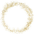 © AnaNas - Gold Foil Frame ,gold splatter frames glitter,Gold brush stroke on transparent background.