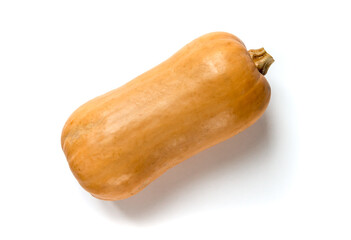 Wall Mural - Butternut squash isolated on white background