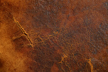 Leather Background, Old Retro Ancient Upholstery Of The Chair