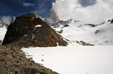 Wall Mural - Hiking at El Chalten, Patagonia, Argentina