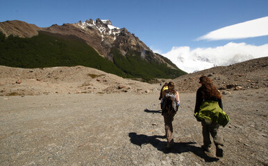 Poster - Hiking to Laguna Torre at El Chalten, Patagonia, Argentina