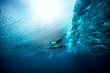 Surfer Underwater