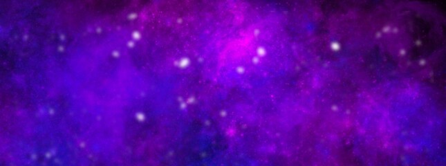 Wall Mural - Space background with realistic nebula and shining stars. Abstract scientific background with nebulae and stars in space. Nebula night starry sky in rainbow colors. Multicolor outer space.
