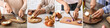 © Pixel-Shot - Collage of woman cutting fresh onion on table in kitchen