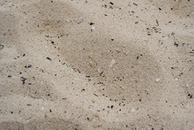 Extreme Close Up Photo Of White Sand On The Beach, Extreme Close Up Of White Sand For Background.