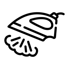 ironing line icon