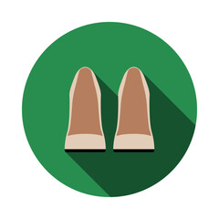 Poster - Business Woman Shoes Icon