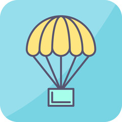 Wall Mural - Parachute Icon