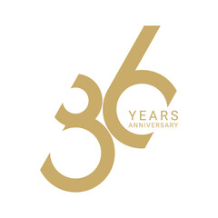 86 Year Anniversary Logo, Golden Color, Vector Template Design element for birthday, invitation, wedding, jubilee and greeting card illustration.