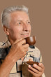 © aletia2011 - Portrait of a senior man drinking cup of coffee