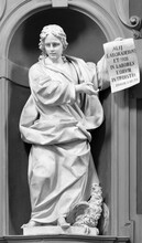 FORLÍ, ITALY - NOVEMBER 11, 2021: The Statue Of St. John The Evangelist In The Church Chiesa Di Santa Lucia By Antonio Trentanove (1840 - 1812).