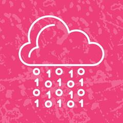 cloud coding icon
