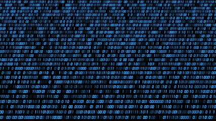 Binary LCD digital string digital password background