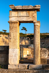 Wall Mural - Archaeological site ancient Kamiros in Rhodes island at Greece