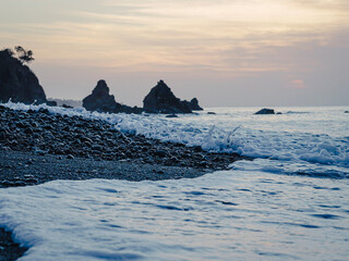 Wall Mural - sunset in the sea