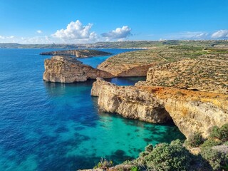 Wall Mural - Beautiful coast of island of Gozo