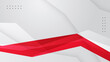 © Salman - Abstract red and white geometric gradient background