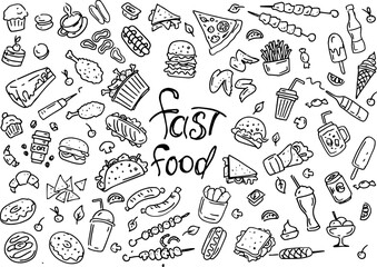 fast food pattern
