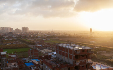 Wall Mural - Aerial view of Alexandria suburban, Egypt