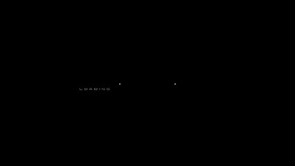 Wall Mural - furutistic loading animation.